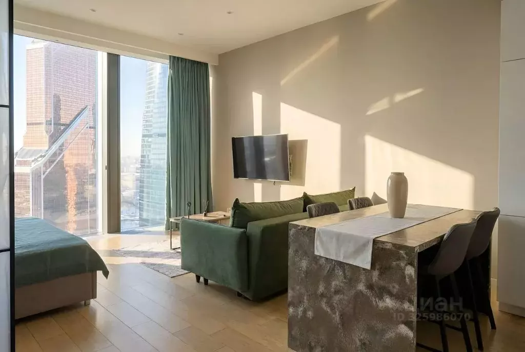 Студия Москва 1-й Красногвардейский проезд, 22с1 (57.0 м) - Фото 2