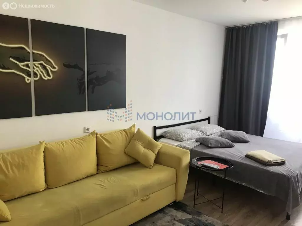 1-комнатная квартира: Нижний Новгород, Окская улица, 2 (35.4 м) - Фото 1