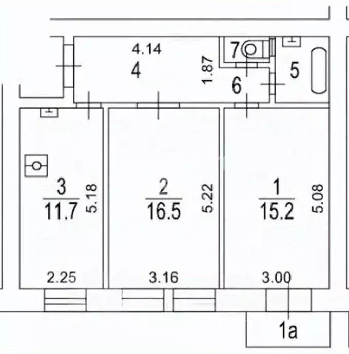 2-к кв. Москва Панфиловский пер., 5 (57.1 м) - Фото 2