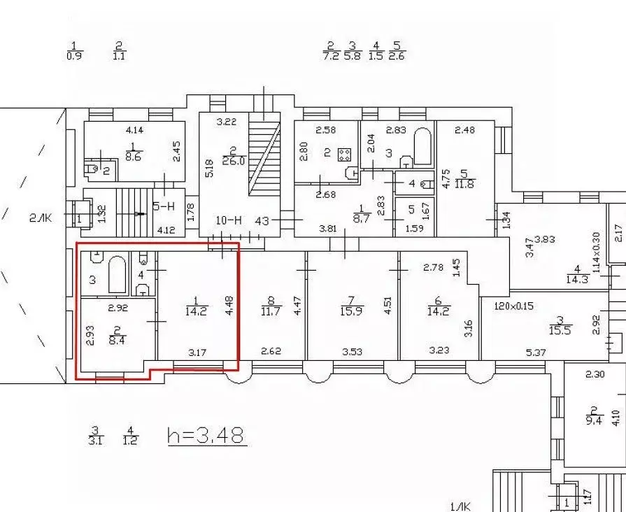 Офис в Санкт-Петербург 8-я Советская ул., 6-8 (27 м) - Фото 0