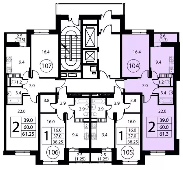 2-к кв. Московская область, Домодедово Авиационный мкр, ул. ... - Фото 2