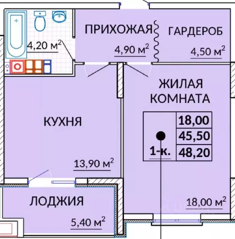 1-к кв. Крым, Судак ул. Инициативных, 80 (48.2 м) - Фото 1