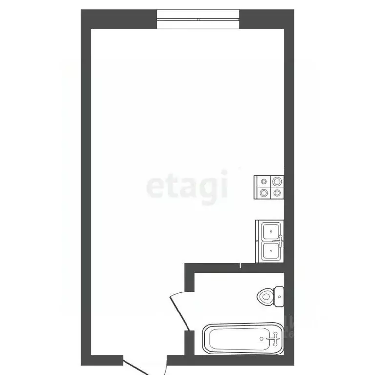 Студия Саха (Якутия), Якутск ул. Можайского, 13/3Гк2 (22.9 м) - Фото 2