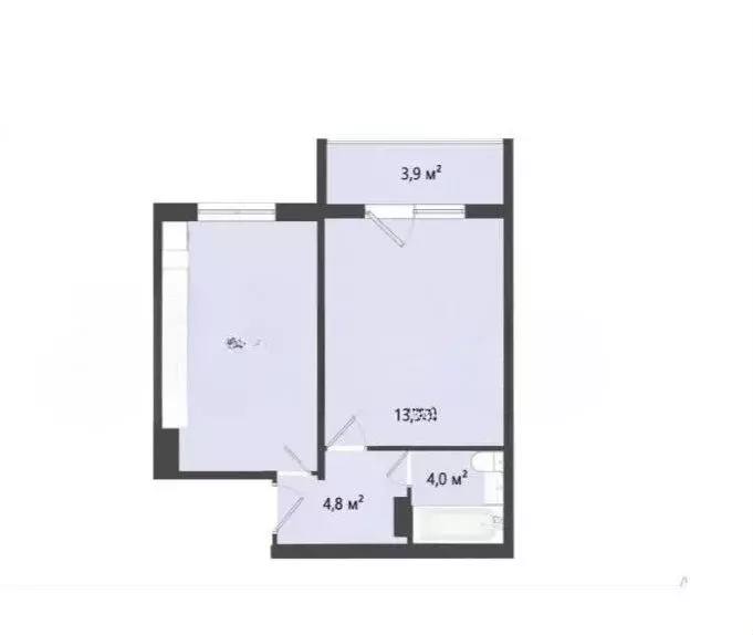 1-к кв. Омская область, Омск пос. Биофабрика, 18к1 (36.0 м) - Фото 0