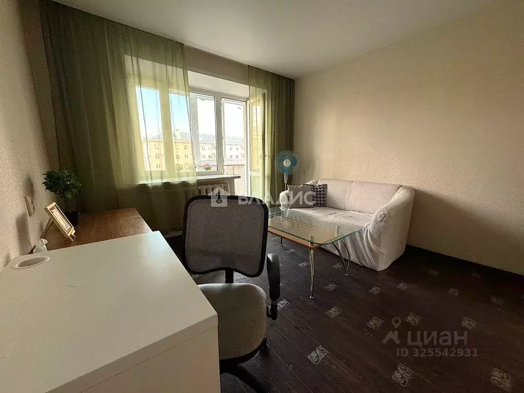 1-к кв. Владимирская область, Владимир просп. Ленина, 2 (34.7 м) - Фото 1