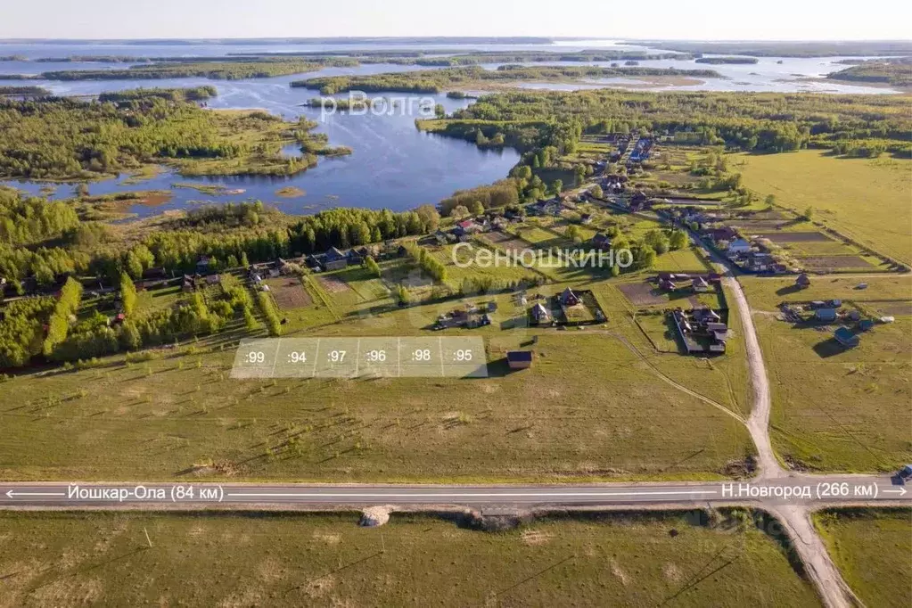 Участок в Марий Эл, Килемарский муниципальный округ, д. Сенюшкино  ... - Фото 1