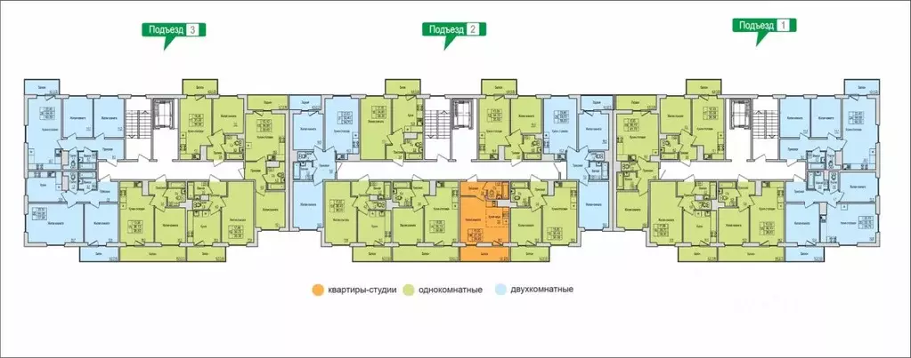 1-к кв. Псковская область, Псков Сиреневый бул., 10к1 (38.3 м) - Фото 2