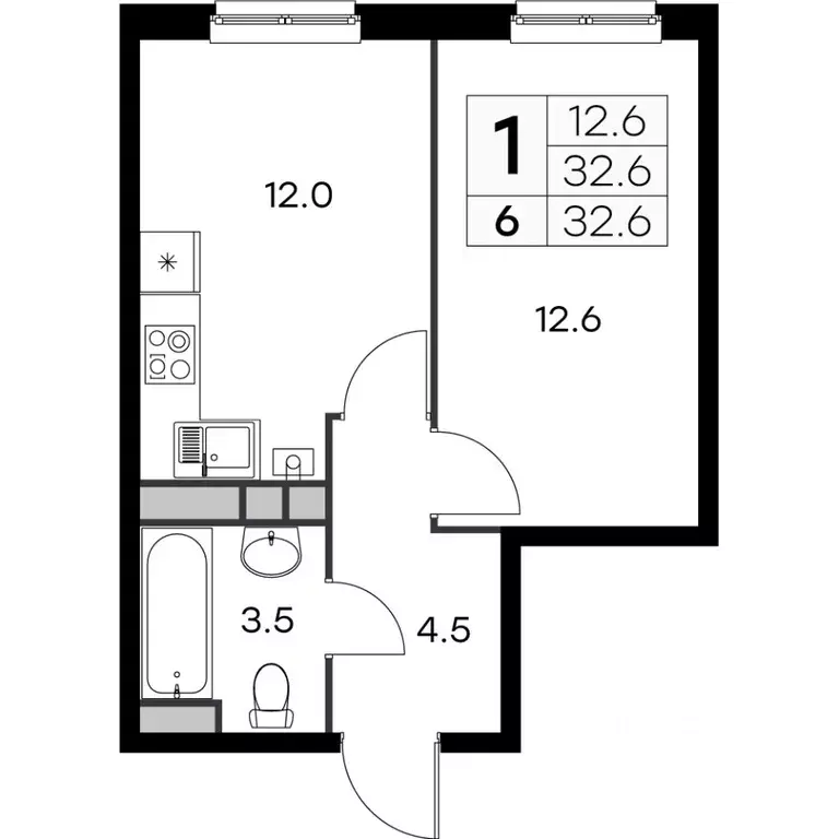 1-к кв. Нижегородская область, Нижний Новгород Культура с/пос, ул. ... - Фото 1