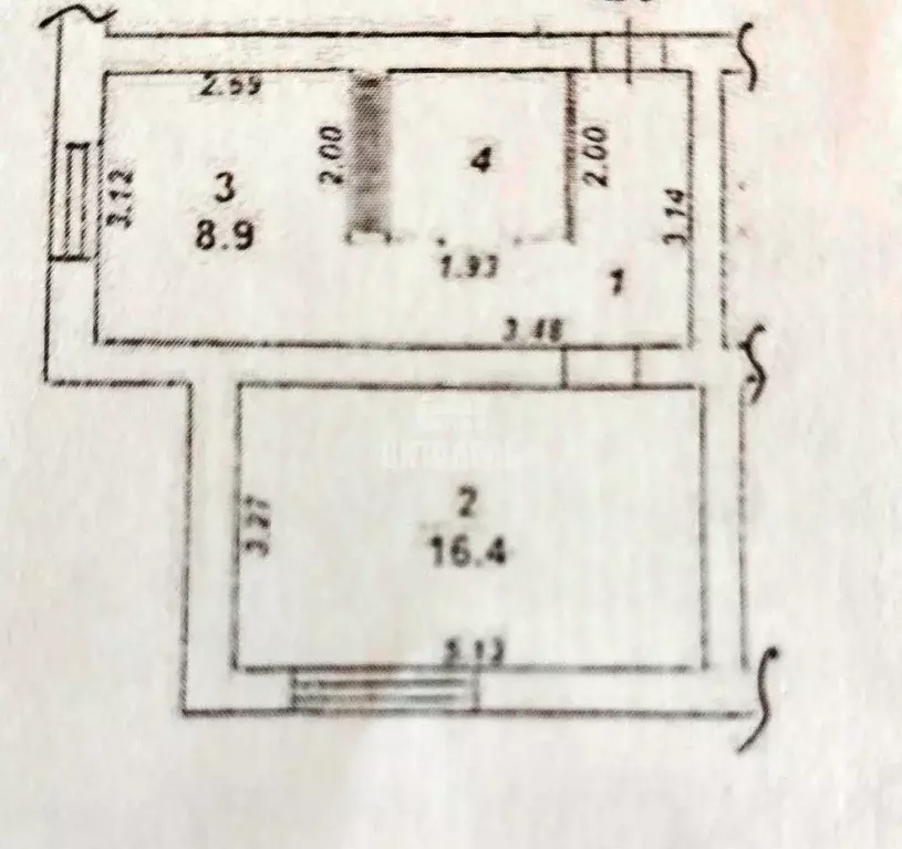 1-к кв. Воронежская область, Воронеж ул. Шукшина, 25 (35.9 м) - Фото 1