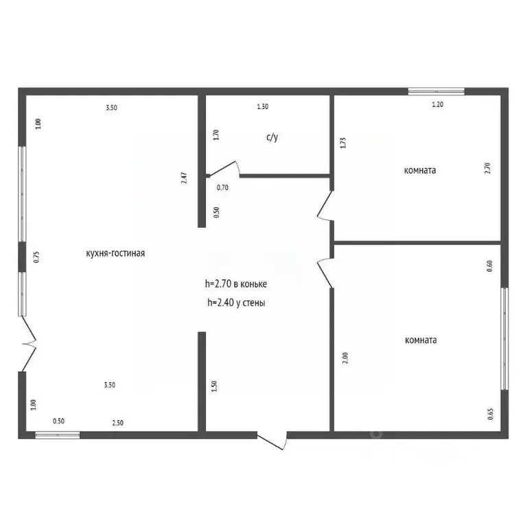 Дом в Красноярский край, Сосновоборский муниципальный округ, д. ... - Фото 2