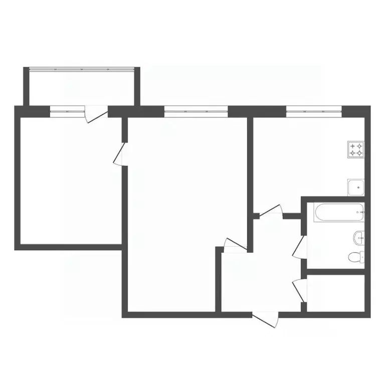 2-к кв. Тюменская область, Тюмень Холодильная ул., 13 (35.9 м) - Фото 0