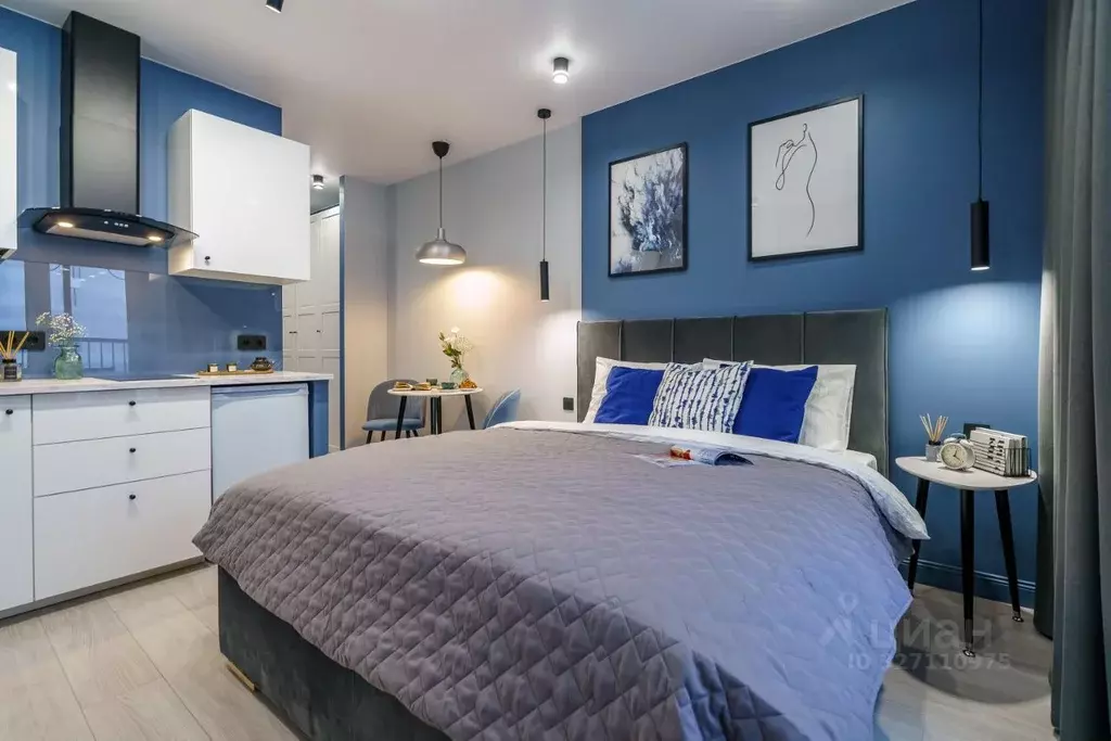 Студия Санкт-Петербург бул. Александра Грина, 3 (25.0 м) - Фото 2