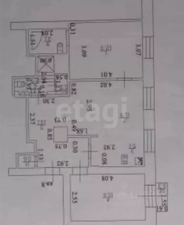 3-к кв. Татарстан, Казань ул. Мартына Межлаука, 2/42 (57.4 м) - Фото 2