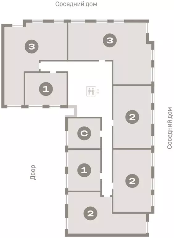 Квартира-студия: Тюмень, микрорайон ДОК, ЖК Октябрьский на Туре (23.87 ... - Фото 2
