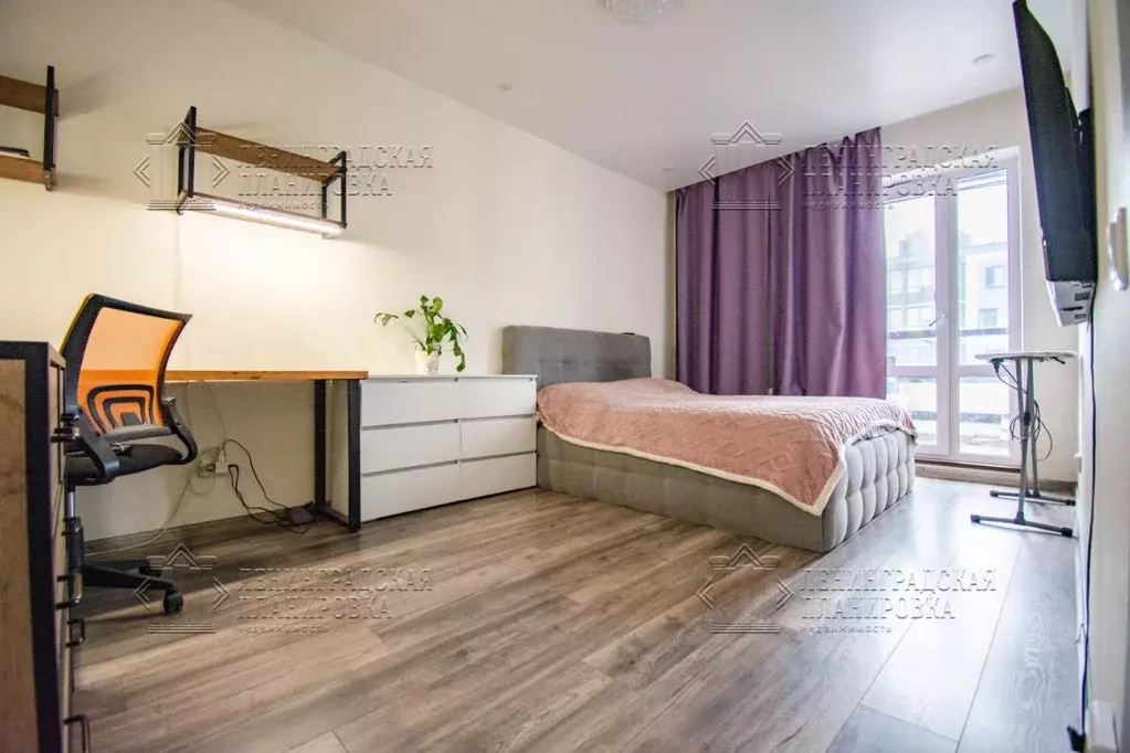 2-к кв. Ленинградская область, Всеволожский район, Заневское городское ... - Фото 2