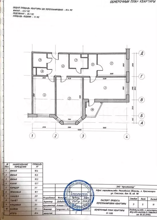 3-к. квартира, 81 м, 3/17 эт. - Фото 0