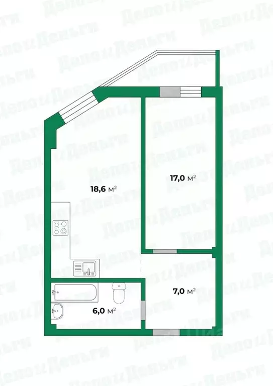 2-к кв. Кировская область, Киров Московская ул., 135 (52.1 м) - Фото 0