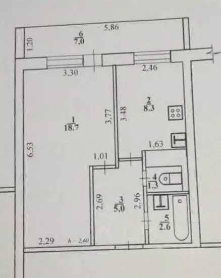 1-к кв. Калужская область, Бабынинский район, Воротынск городское ... - Фото 2