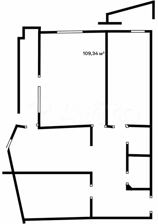 3-к. квартира, 95 м, 10/12 эт. - Фото 0