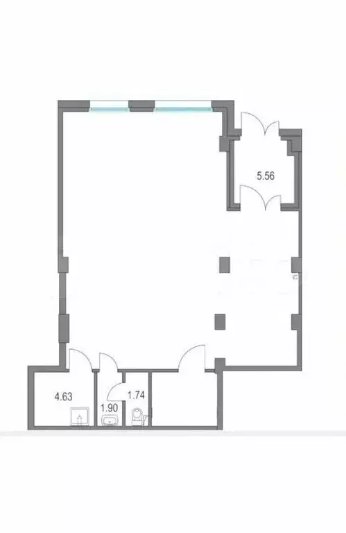 Помещение свободного назначения (96.9 м) - Фото 2