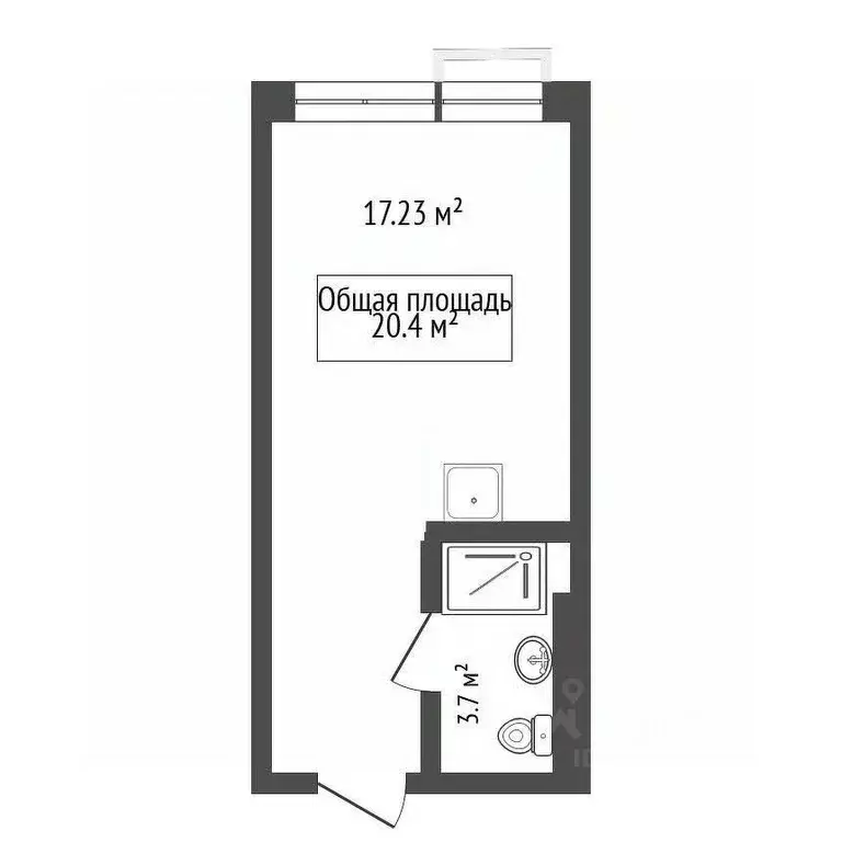 Офис в Новосибирская область, Новосибирск Лэнд Лорд жилой комплекс (20 ... - Фото 2