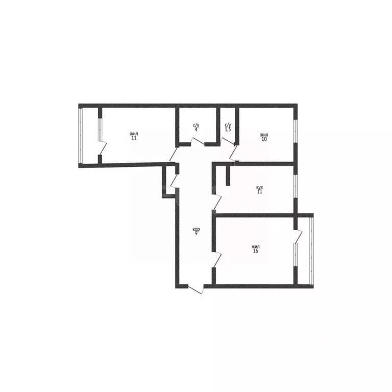 3-к кв. Адыгея, Майкоп Шоссейная ул., 12 (62.3 м) - Фото 2