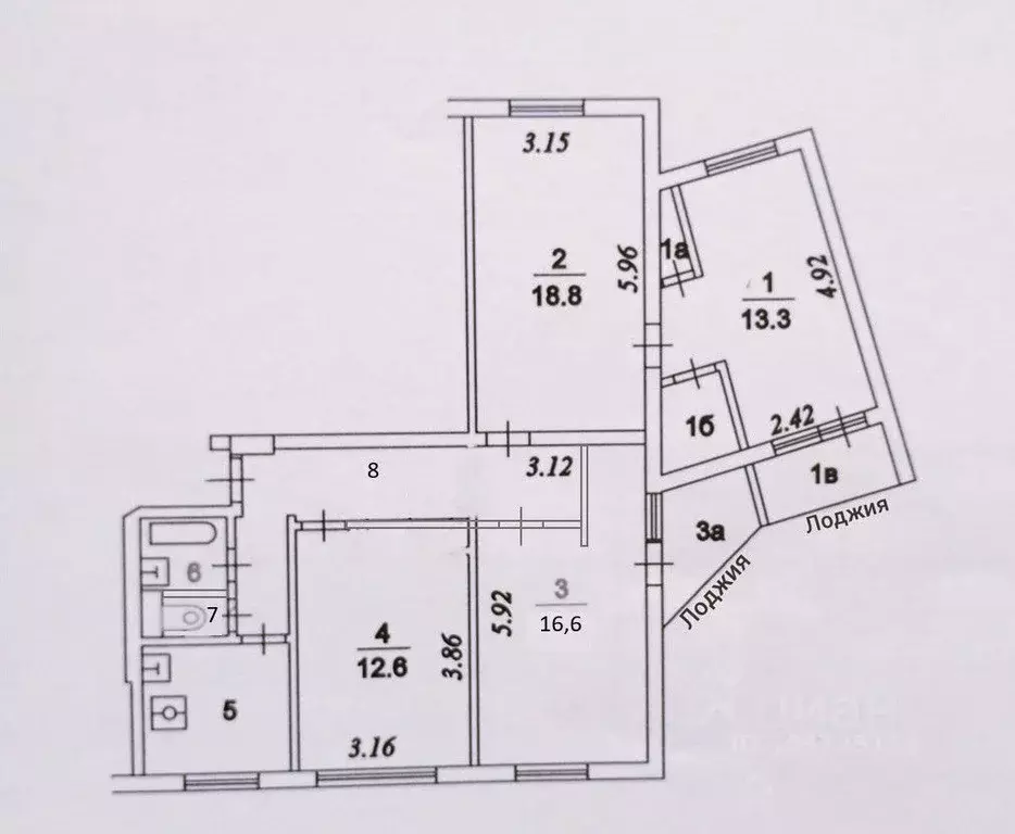 4-к кв. Москва Вешняковская ул., 5К4 (87.0 м) - Фото 0