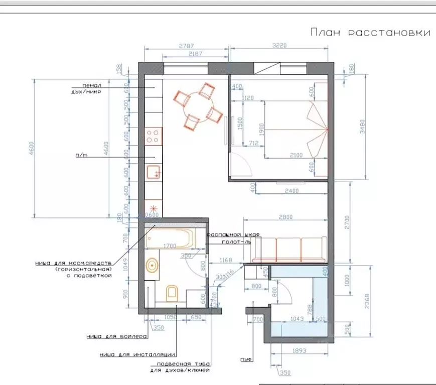 2-к кв. Московская область, Дубна просп. Боголюбова, 22А (54.0 м) - Фото 2