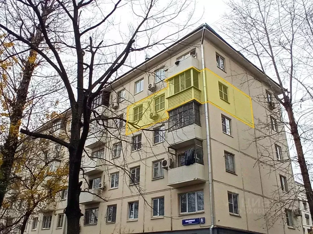 2-к кв. Москва Поклонная ул., 8 (41.7 м) - Фото 1