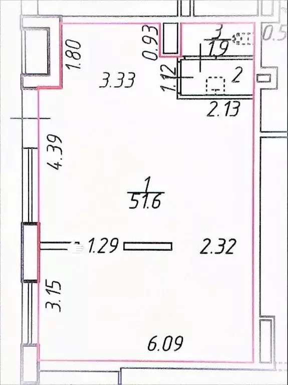 Торговая площадь в Санкт-Петербург Новолитовская ул., 10 (55 м) - Фото 0