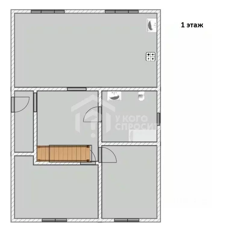 Дом в Ленинградская область, Отрадное Кировский район, 2-я линия, 115 ... - Фото 2