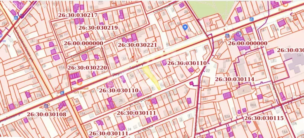 Участок в Ессентуки, Первомайская улица, 58 (7.5 м) - Фото 0