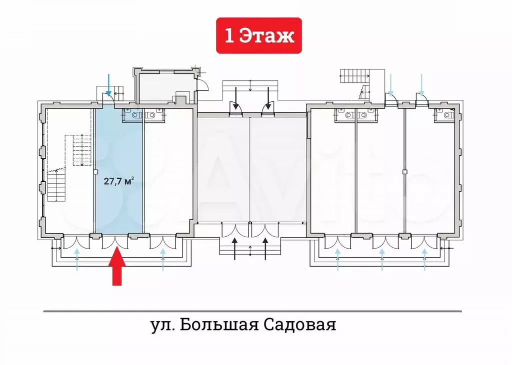 Аренда Торгового Помещения на трафике - 27,7 м - Фото 0