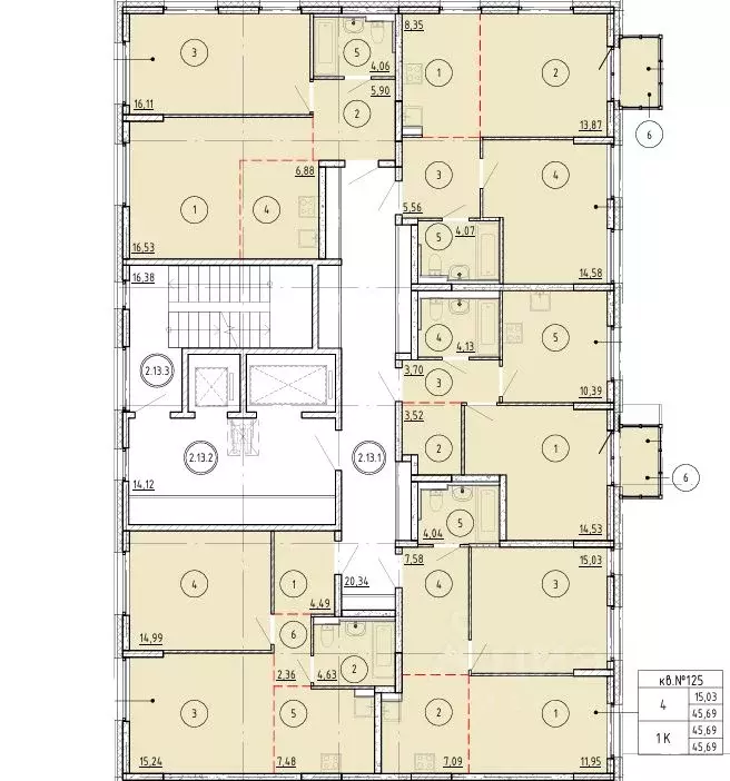 1-к кв. Приморский край, Владивосток ул. Борисенко (45.69 м) - Фото 1