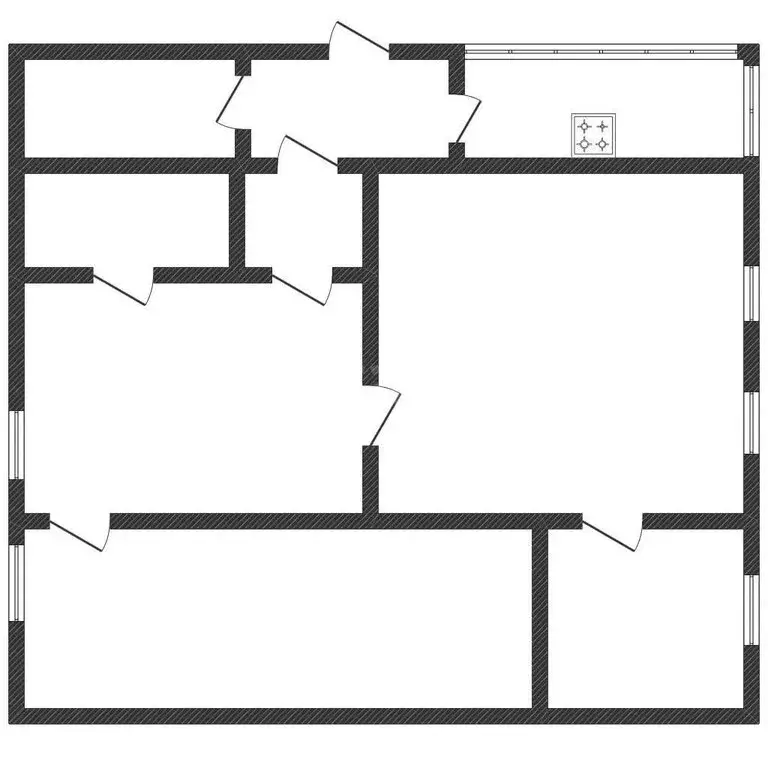 Дом в село Ржевка, Молодёжная улица (57.7 м) - Фото 1