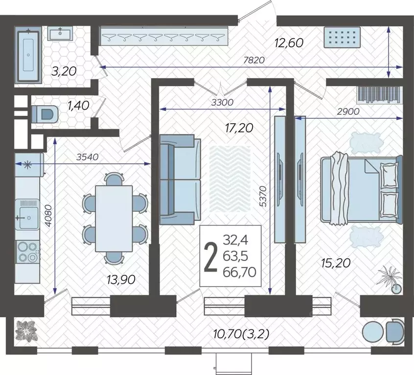 2-к кв. Краснодарский край, Краснодар 9-й километр мкр, ул. ... - Фото 1