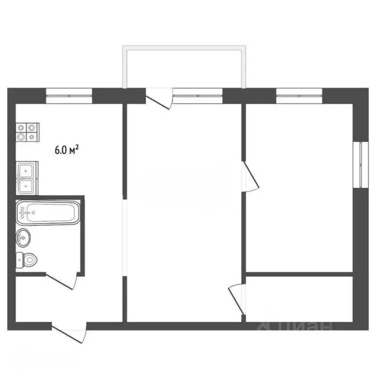 2-к кв. Московская область, Одинцовский городской округ, пос. Горки-2 ... - Фото 2