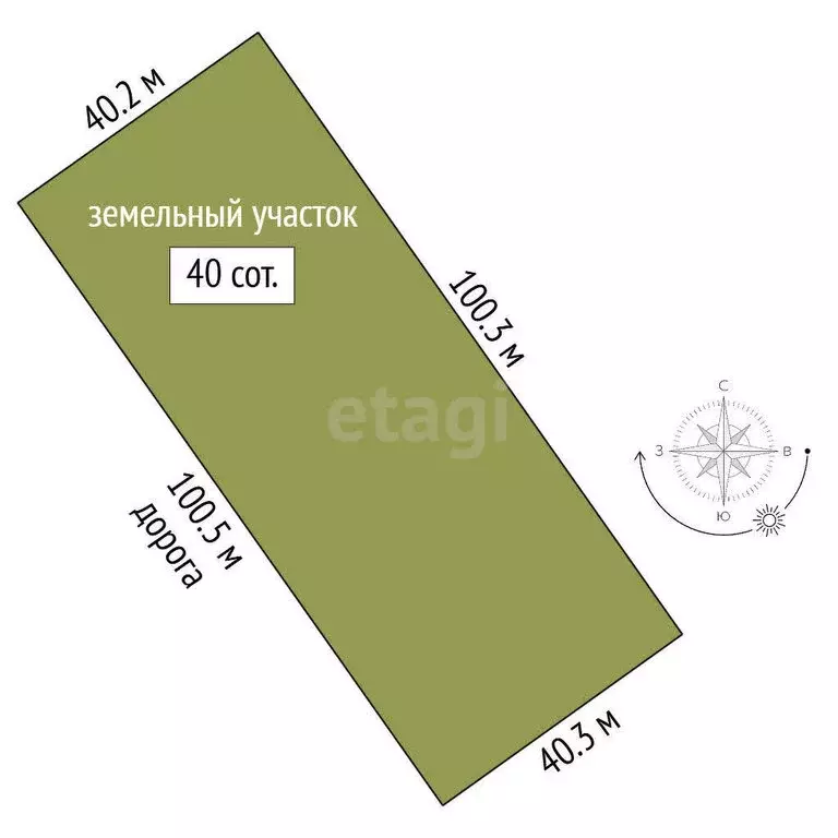 Участок в Феодосия, Солнечная улица (40 м) - Фото 1