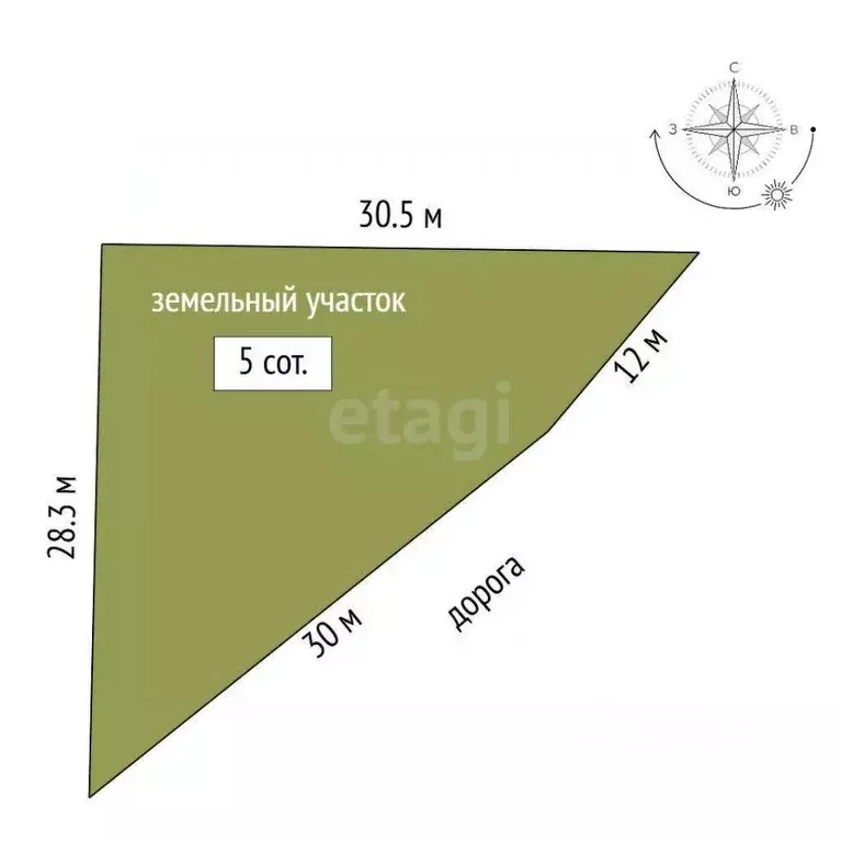 Участок в Крым, Сакский район, Суворовское с/пос, Чайка-С ... - Фото 1