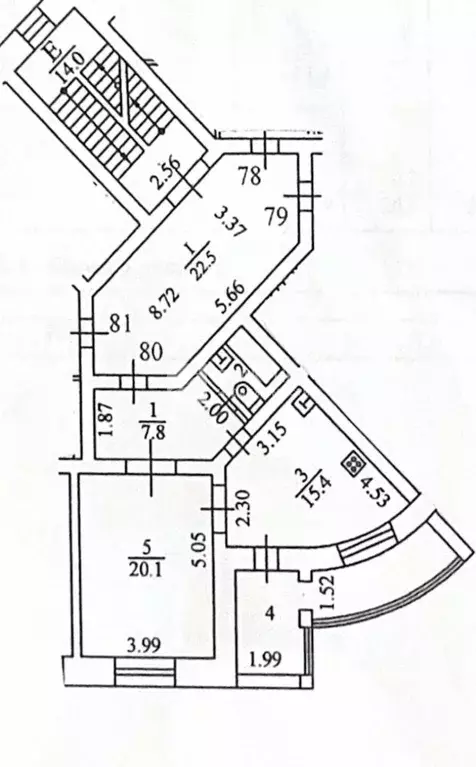 1-к кв. Московская область, Мытищи ул. Благовещенская, 15 (46.9 м) - Фото 1