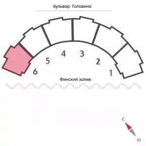 4-к кв. Санкт-Петербург наб. Миклухо-Маклая, 3к1 (123.9 м) - Фото 1