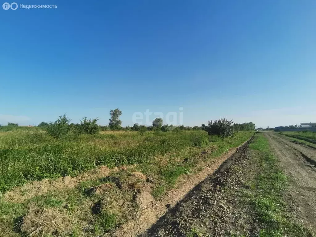 Участок в Тахтамукайский район, посёлок городского типа Энем (10 м) - Фото 0