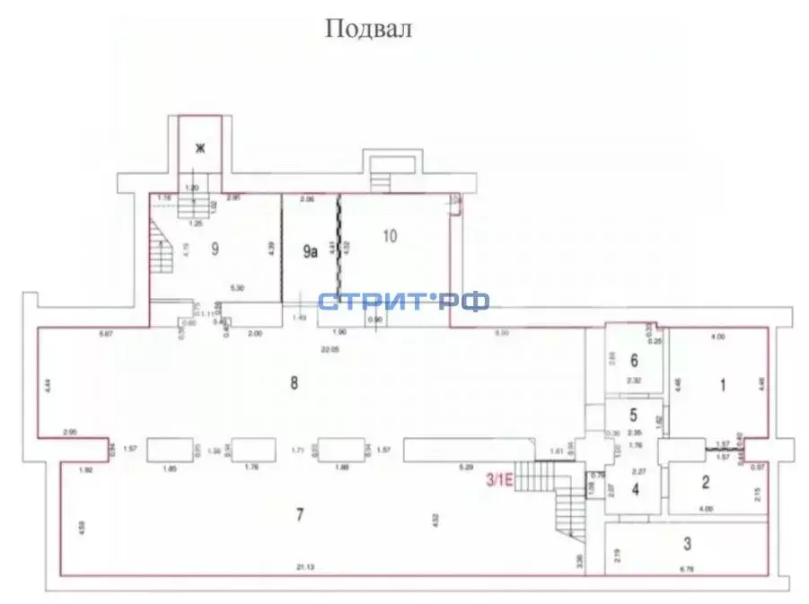 Торговая площадь в Москва Краснопрудная ул., 22-24 (320 м) - Фото 1