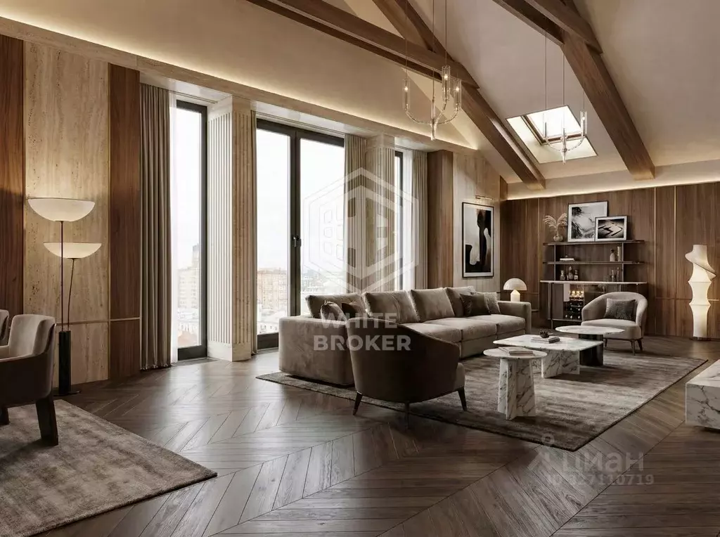 3-к кв. Москва пер. Красина, 16С1 (360.0 м) - Фото 1