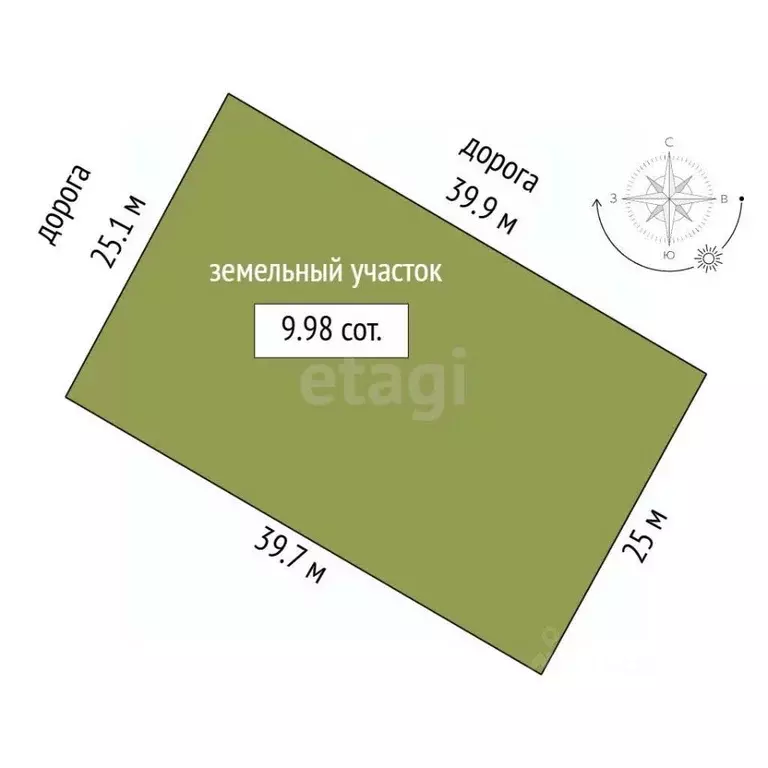 Участок в Кемеровская область, Кемерово Труженик СНТ,  (9.98 сот.) - Фото 2