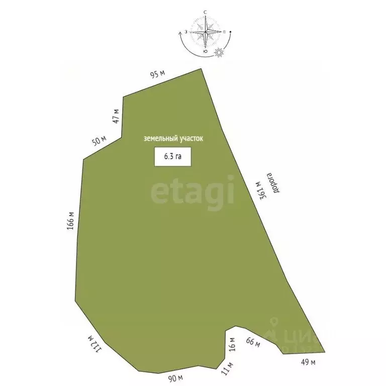 Участок в Вологодская область, Белозерский муниципальный округ, ... - Фото 2