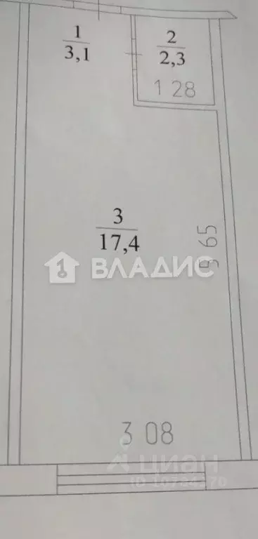 Студия Кемеровская область, Кемерово бул. Строителей, 56/2 (23.0 м) - Фото 1