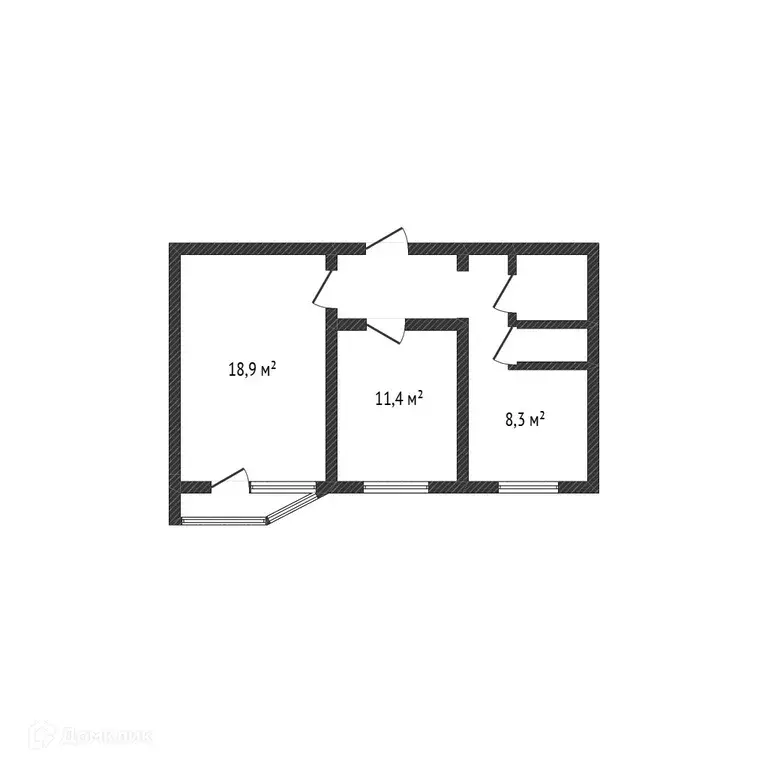 Продаётся 2-к квартира, 50.7 м - Фото 1