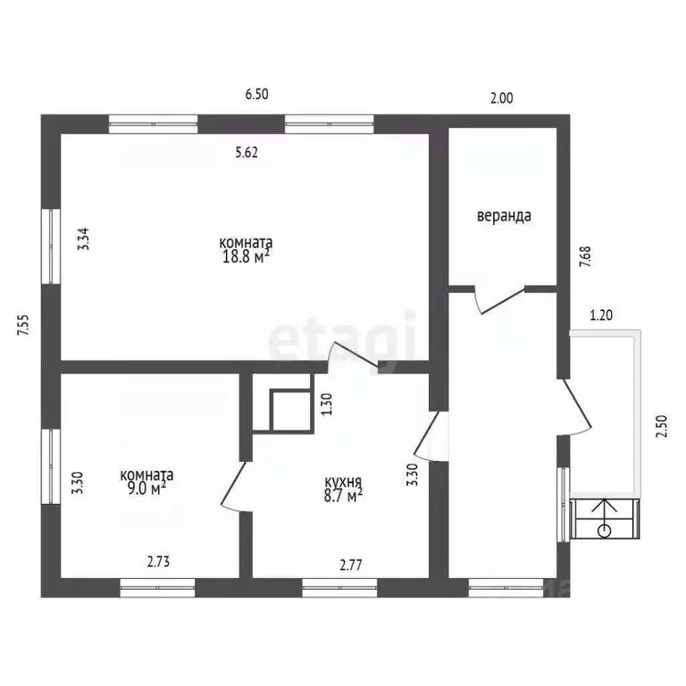 Дом в Хабаровский край, Амурск пос. Индивидуальный, ул. Северная, 9 ... - Фото 2