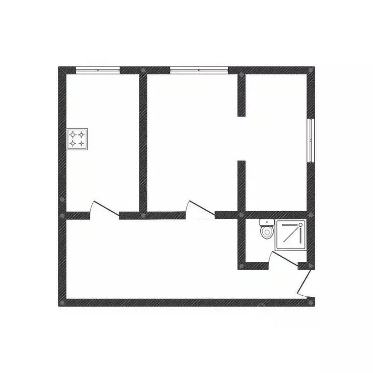 1-к кв. Курганская область, Курган ул. Пушкина, 59 (35.0 м) - Фото 1